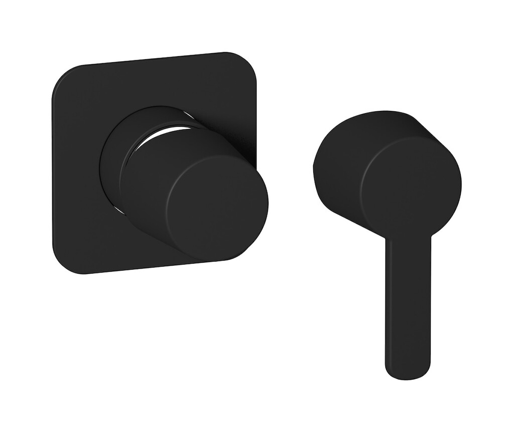 Внешние части встроенного смесителя на 1 потребителя WE ARE IB aa206bo Matt Black TAAAC