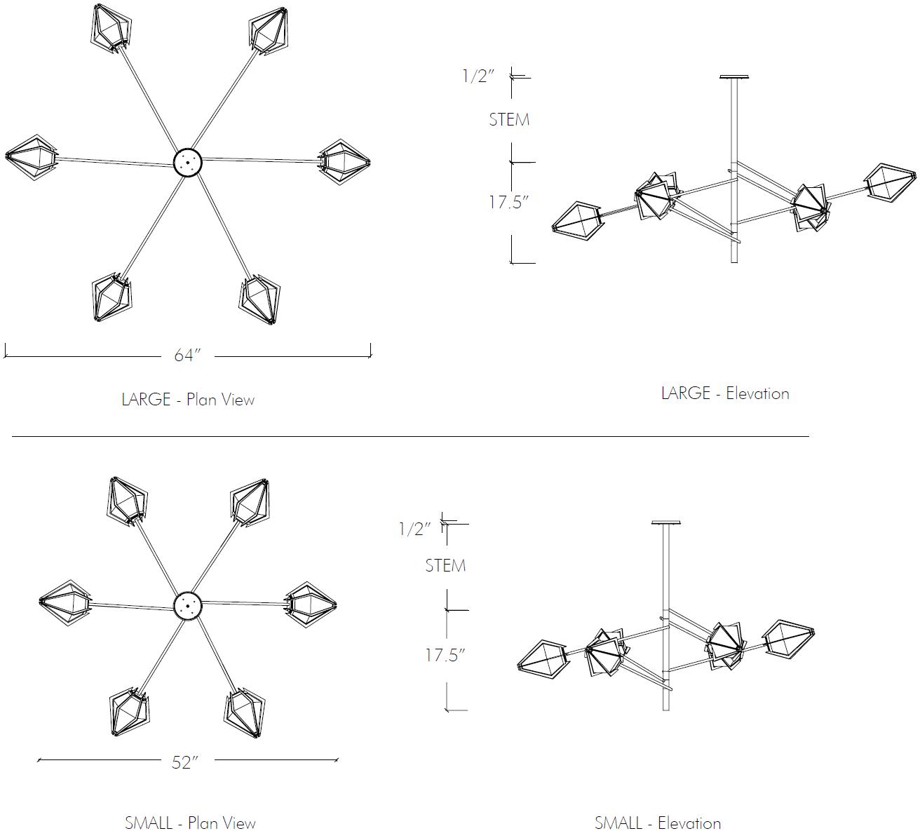 GABRIEL SCOTT Светодиодный подвесной светильник из стали и стекла с диммером Harlow sun-id-1373764 - Вид №5