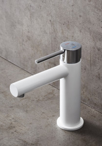 1381040 Смеситель Для Умывальника Design White Hafa  Белый