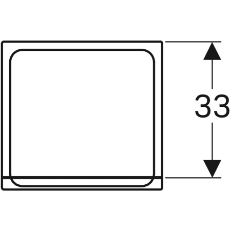 869001000 Высокий шкафчик Geberit Renova Plan с двумя дверями и одним выдвижным ящиком Geberit  - Вид №2