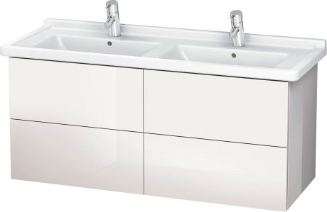 LC626901313 Тумбочка подвесная L-Cube #LC6269 1220 x 469 мм Американский орех, натуральный шпон Duravit - Вид №2