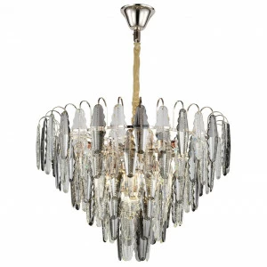 Подвесная люстра Stilfort Florin 1021/03/18P STILFORT ДИЗАЙНЕРСКИЕ, FLORIN 00-3888501 Золото;прозрачный