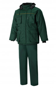 5033517 Костюм ЭКСПЕРТ-К НЬЮ утепленный темно-зеленый  Зимняя спецодежда  размер 48-50/182-188