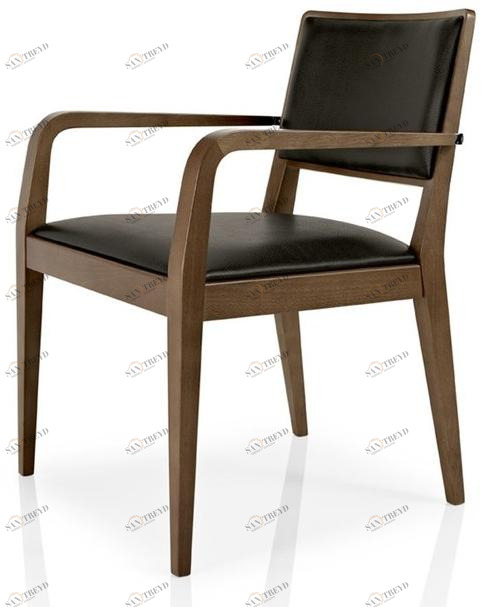 JMS Кожаное кресло с подлокотниками Cibelle M 618