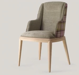 VOLPI Стул с обивкой и подлокотниками Contemporary living 1prs-002-00m