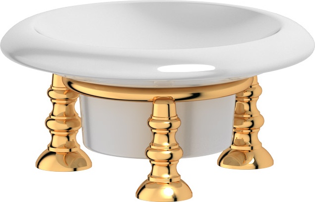 STI 228 Держатель с мыльницей настольный 3SC STILMAR GOLD Treesseci 3SC