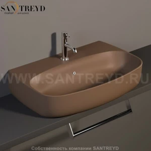 534288 Подвесная раковина настенная овальная Kerasan Nolita