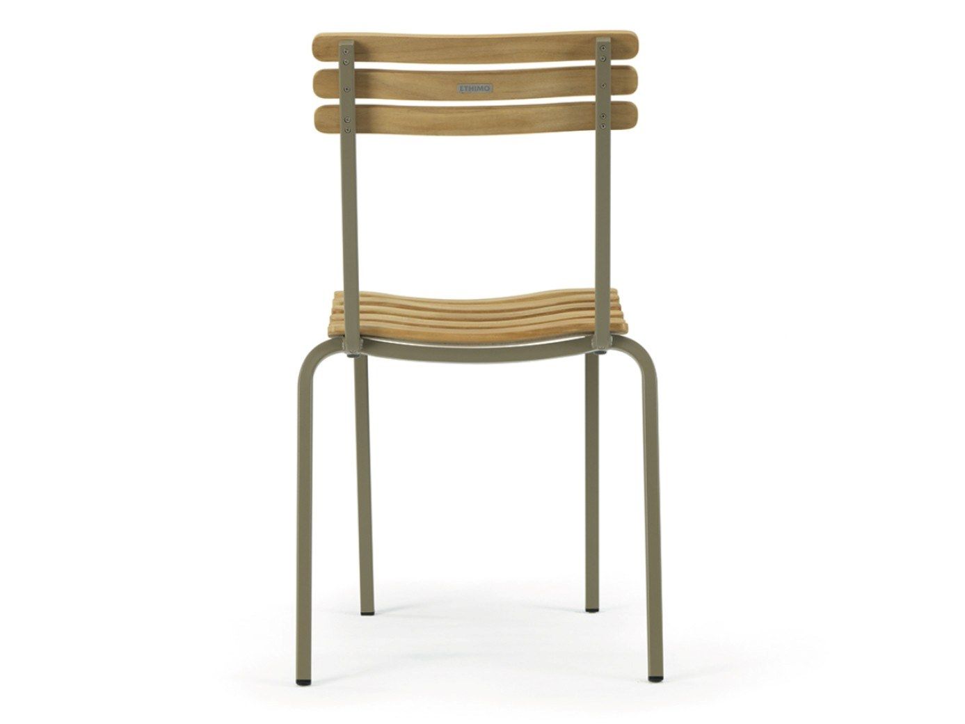 Штабелируемый садовый стул из тикового дерева Ethimo Laren ARCH-00071941 - Вид №6
