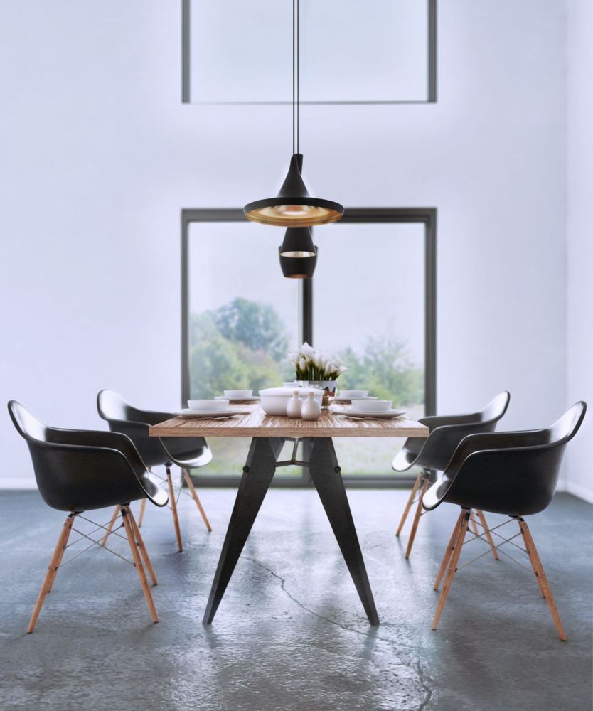 Стул Klassic Premium DAW черный (eames style) TASHOTI ДИЗАЙНЕРСКИЕ, EAMES STYLE 010020 Голубой  - Вид №1
