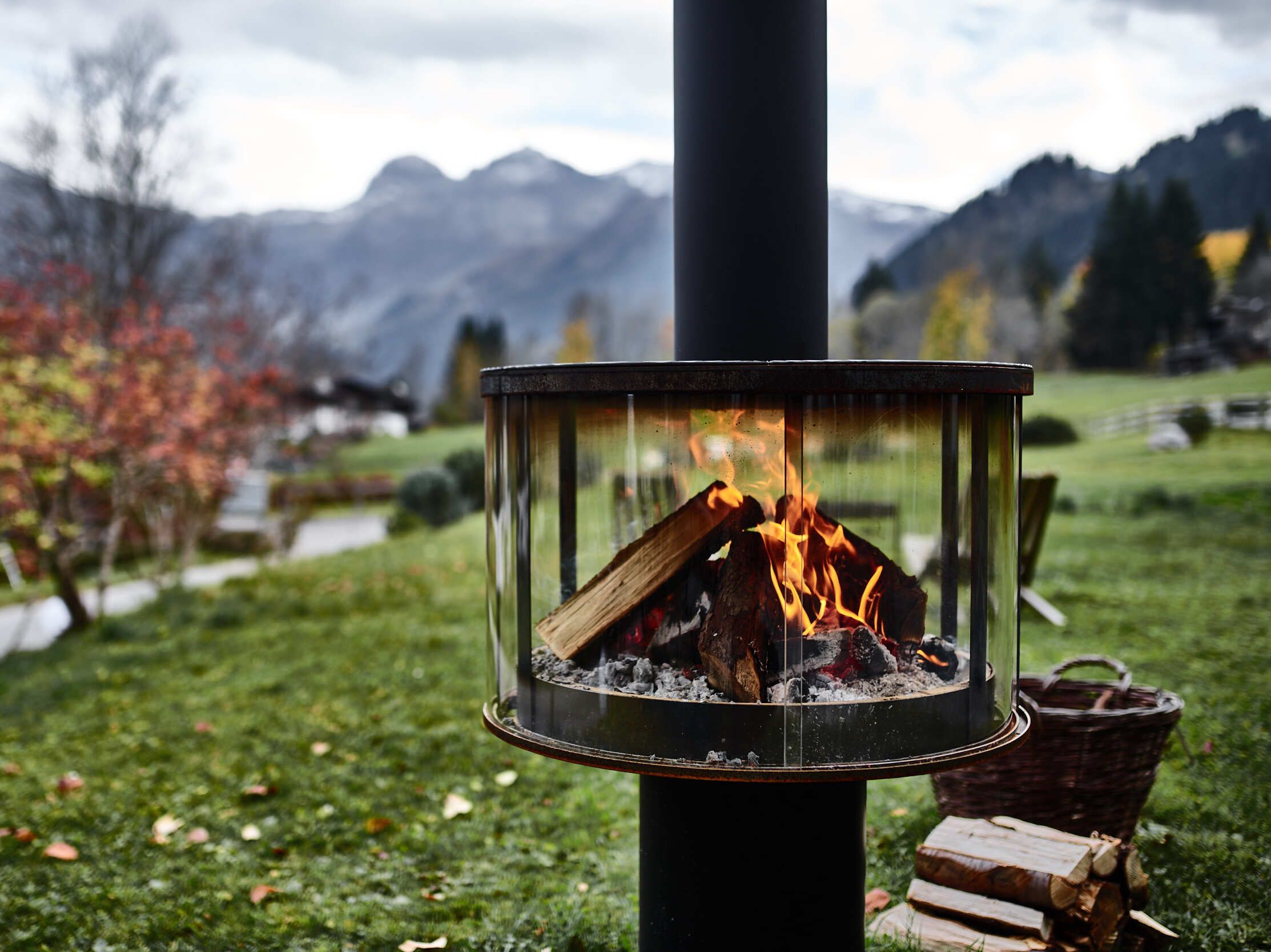 Открытый камин из нержавеющей стали RÜEGG SURPRISE ARCH-00090278