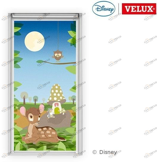 Velux Тканевая шторка на мансардное окно Disney & velux dream 4613 