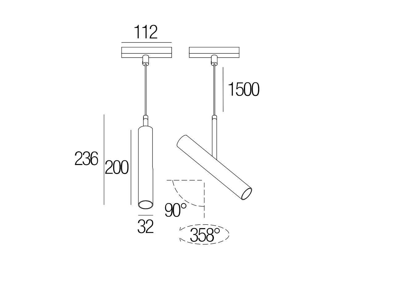 Регулируемая светодиодная подвесная лампа Flexalighting JOS T6P ARCH-00095931 - Вид №1