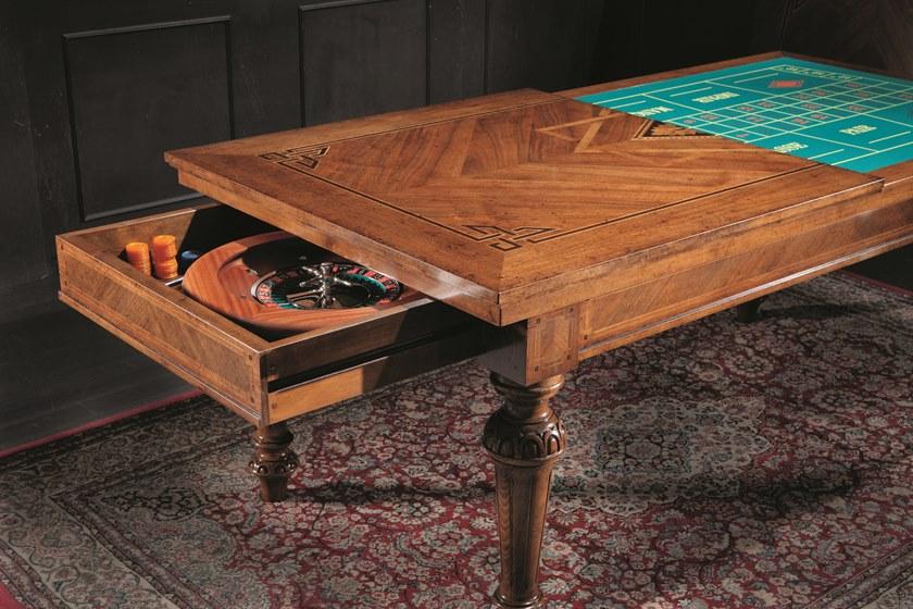 SCAPPINI & C Прямоугольный деревянный игровой стол для гостиной 35th anniversary 991 - Вид №2