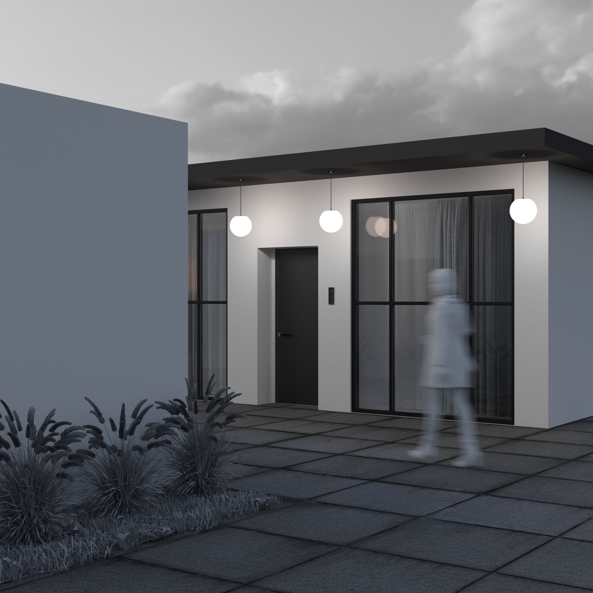 Пластиковый открытый подвесной светильник Maytoni Erda ARCH-00089473 - Вид №4