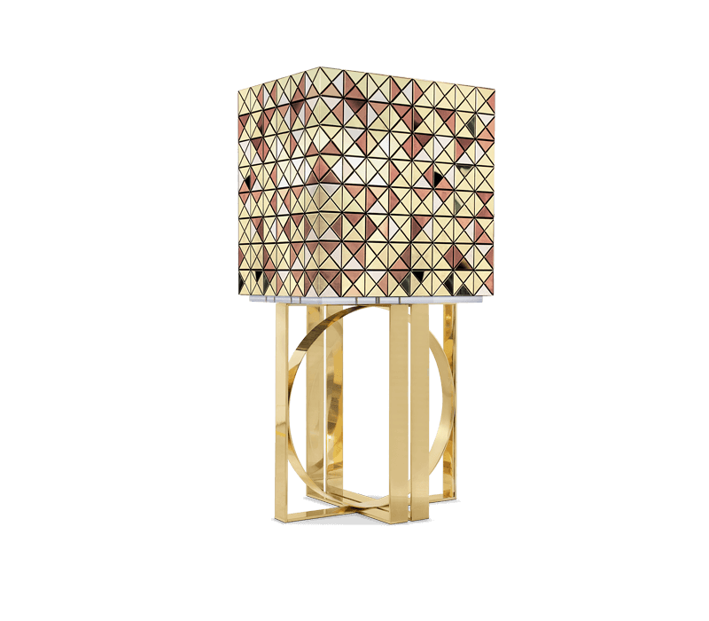 0-298 Пиксельный шкаф на ножках из анодированного золота Boca Do Lobo  - Вид №7