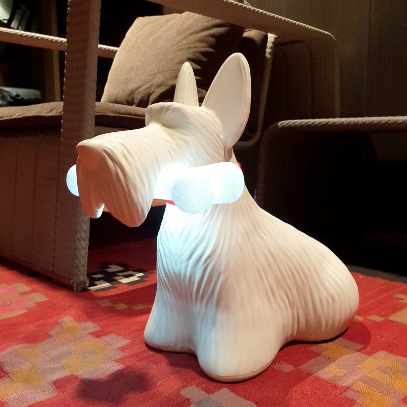 Qeeboo SCOTTIE 34001WH White лампа настольная 120367 - Вид №1