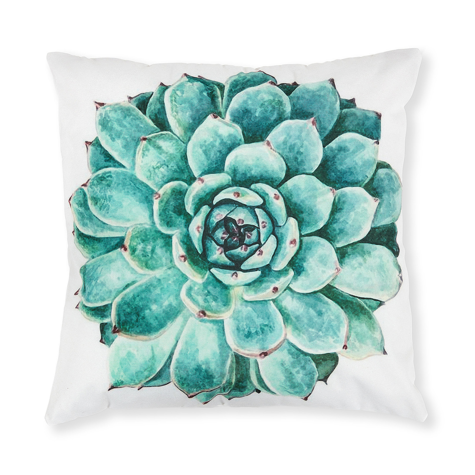 2000983191847 Подушка Jeane 45x45 бирюзовый LINIE DESIGN 