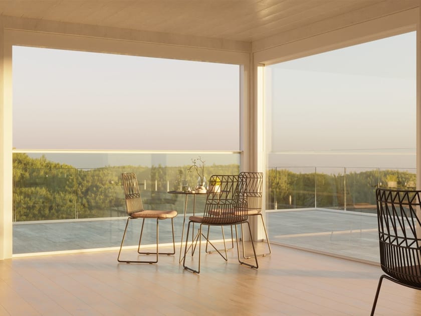 Вертикальное раздвижное окно с электроприводом Chirenti Panora ARCH-00024495