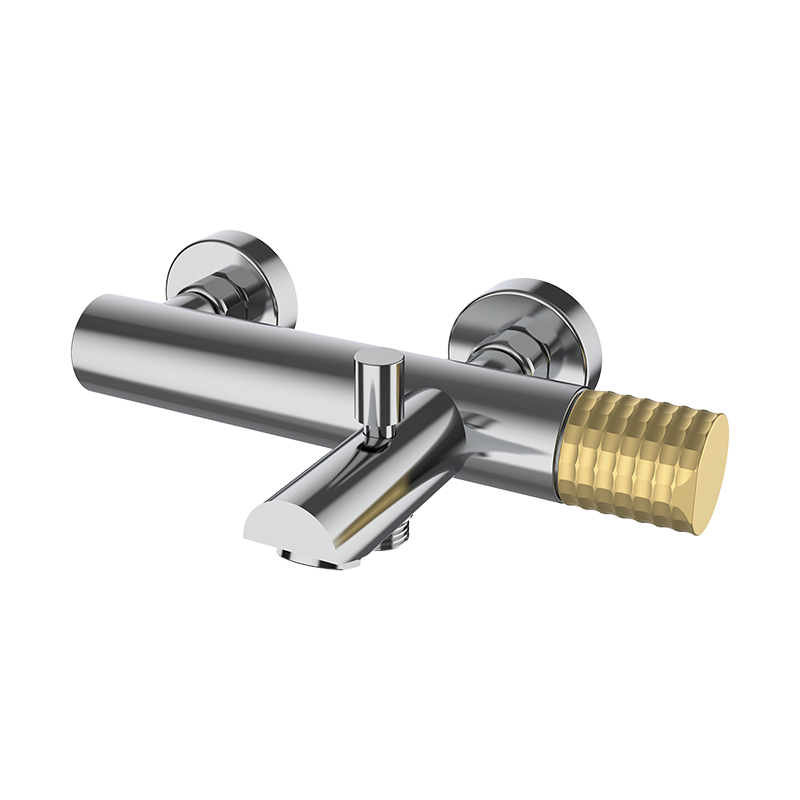 75224707 PREMIUM Chrome Смеситель ванна-душ Хромированное Золото GRB MIXERS 