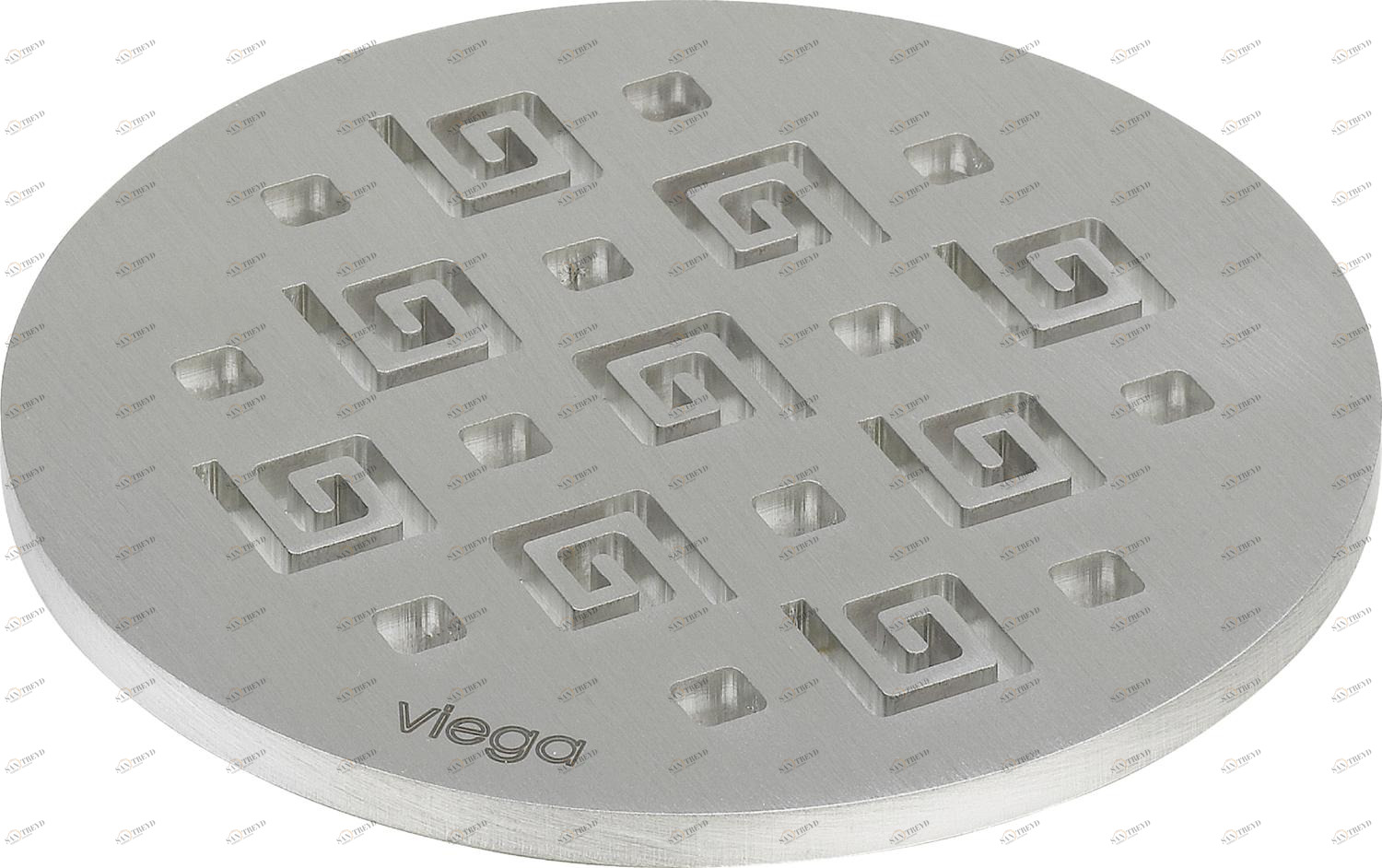 Канализационная арматура  Трапы для ванных Advantix  Оборудование  Решетки Visign VIEGA 586 423 Модель 4962.1 Santreyd 