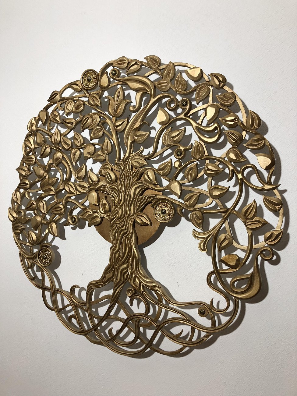 Панно декоративное золото Arbol IN SHAPE ÁRBOL 00-3860088 Золото  - Вид №2