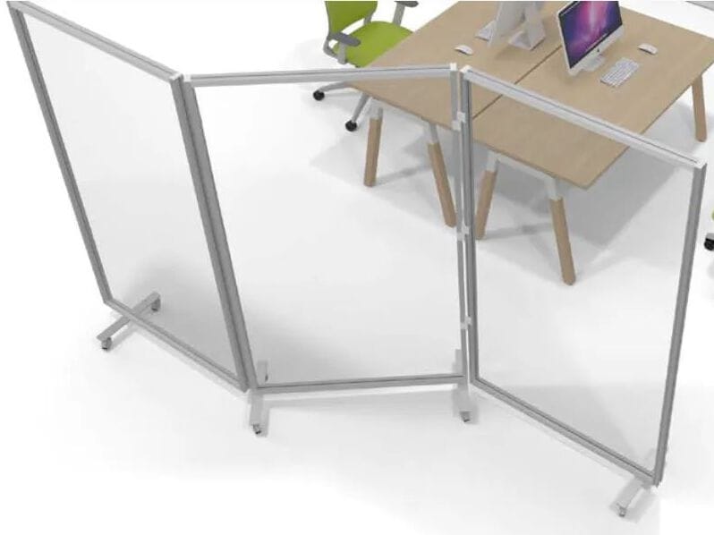 Закрывающаяся офисная перегородка с колесами STUDIO T Twist ARCH-00119694 - Вид №5