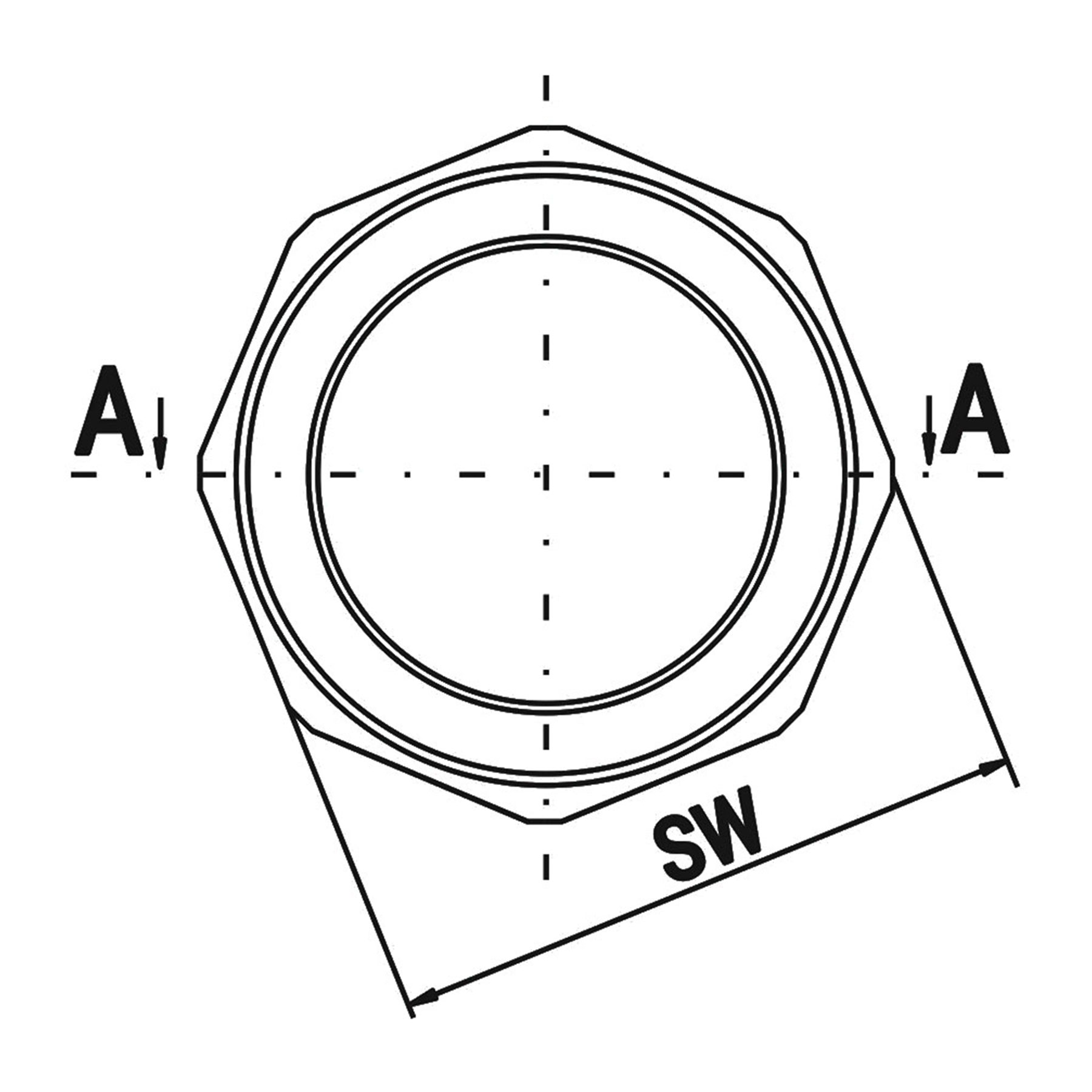 VF.062.000.034 Valfex Гайка для радиаторного шарового крана  - Вид №1