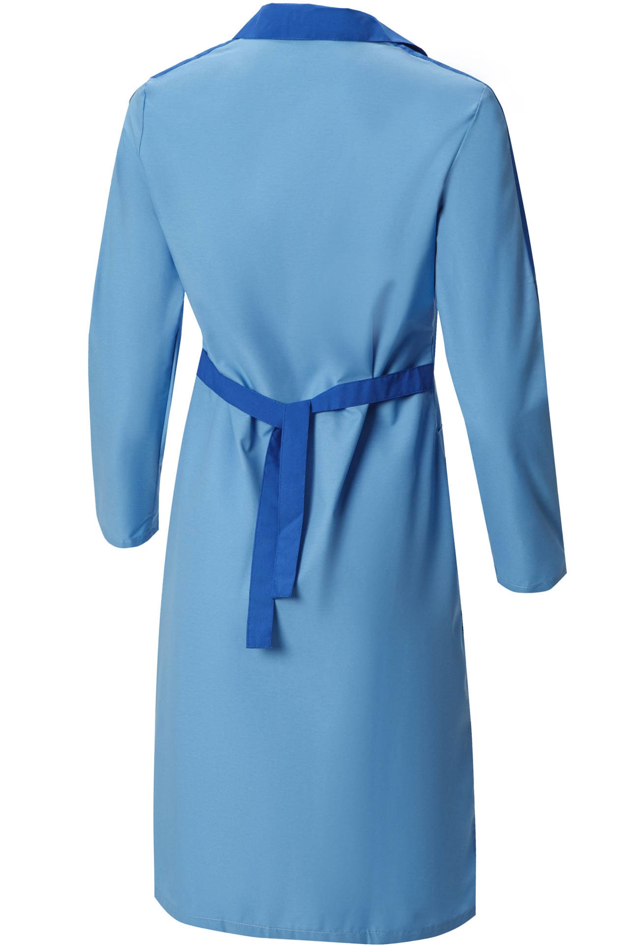 62834 Халат "Радуга NEW" длинный рукав голубой василек  Одежда для обслуживающего персонала  размер 46 Спецодежда  - Вид №1