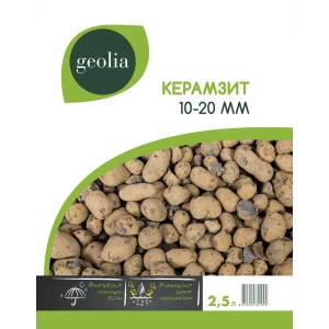Керамзит Geolia средняя фракция 10-20мм 2.5л 85473696 STLM-2019469