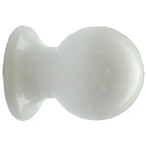 Мебельная ручка-кнопка Element цвет белый