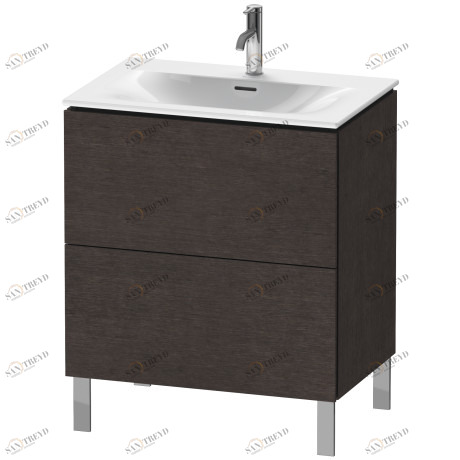 LC659607272 Тумбочка напольная L-Cube #LC6596 720 x 481 мм Дуб брашированный, натуральный шпон Duravit