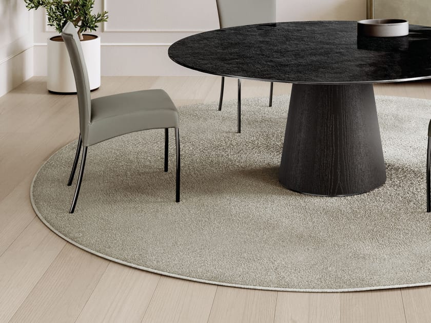 Ткань сплошной цвет круглый ковер EFORMA DORIA ARCH-00123519