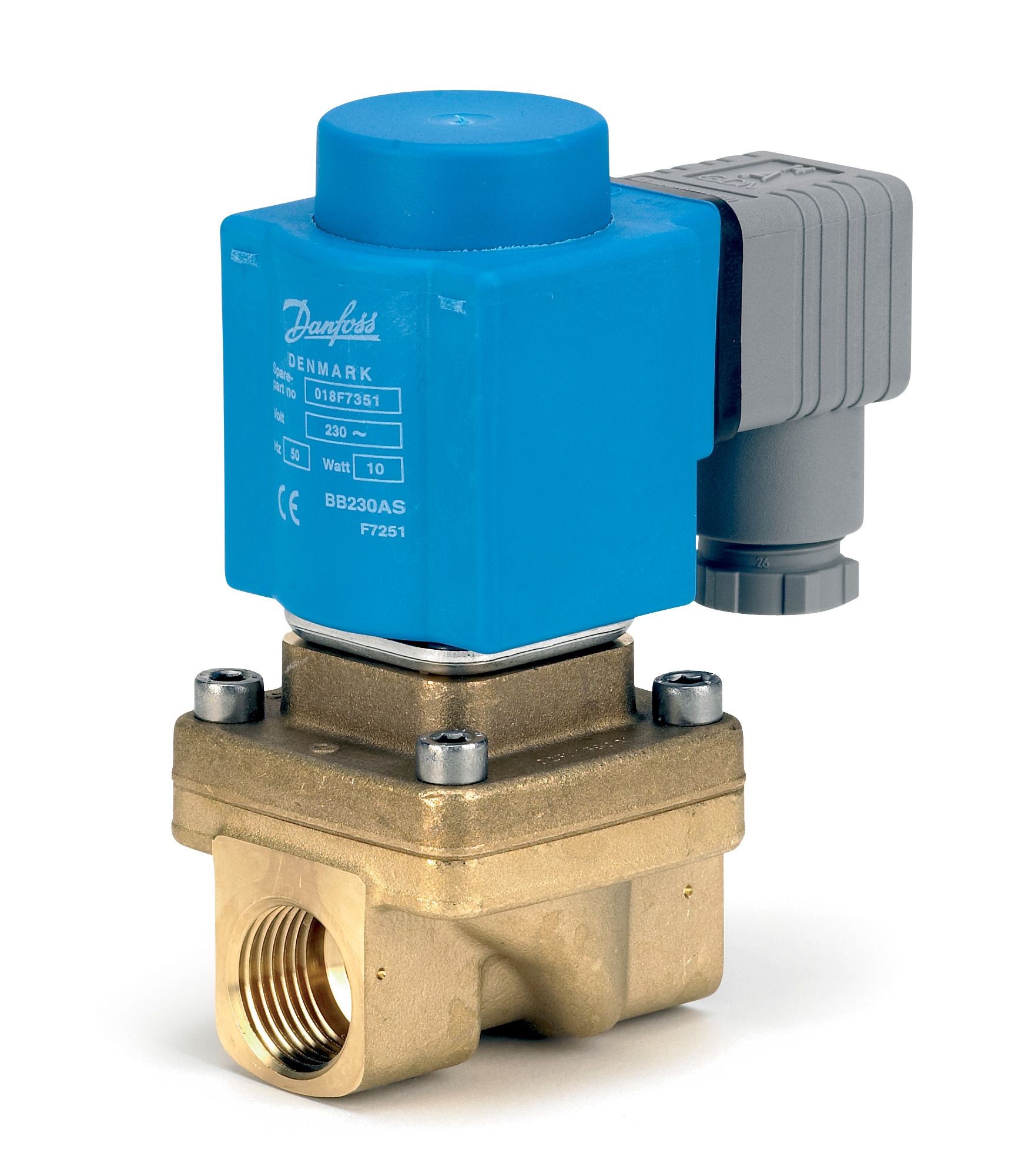 Danfoss EV250B — двухходовые электромагнитные клапаны с принудительным подъемом Клапан электромагнитный EV250B 032U5253  - Вид №3