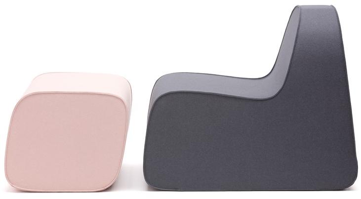 HEY-SIGN Кресло из войлока с подставкой для ног sun-id-1431822 - Вид №2