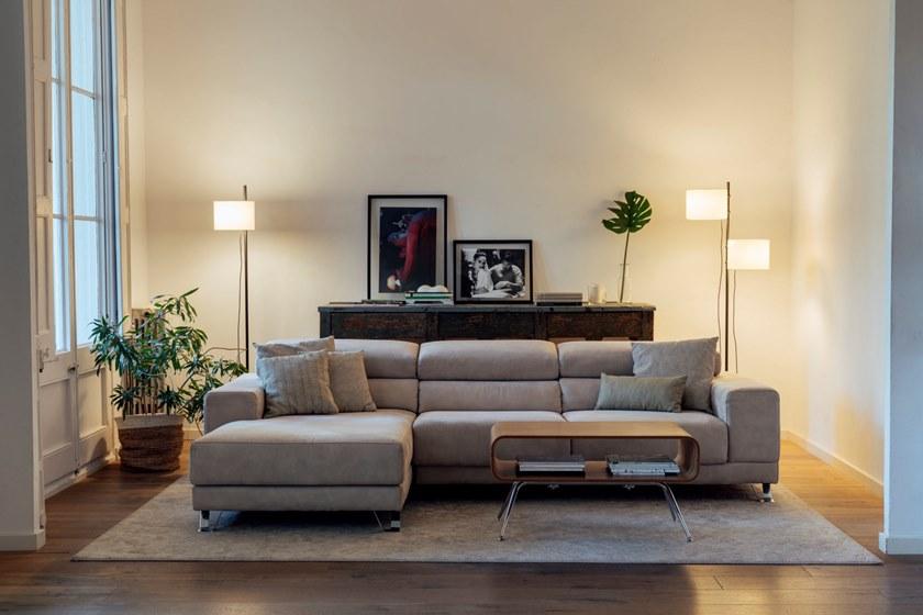 Milan Iluminacion Торшер с регулируемой высотой из ткани и стали Twain 6904 - Вид №13