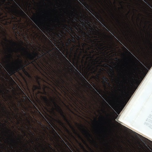 Массивная доска Magestik floor С покрытием Кофе Дуб с брашью (Текстурированная) 300-1800х125 мм MGK Magestic floor 2600300201 - Вид №7