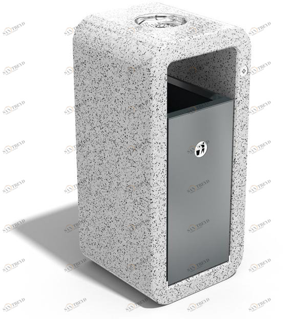 ENCHO ENCHEV - ETE Бетонный мусорный бак с крышкой для улицы  240 