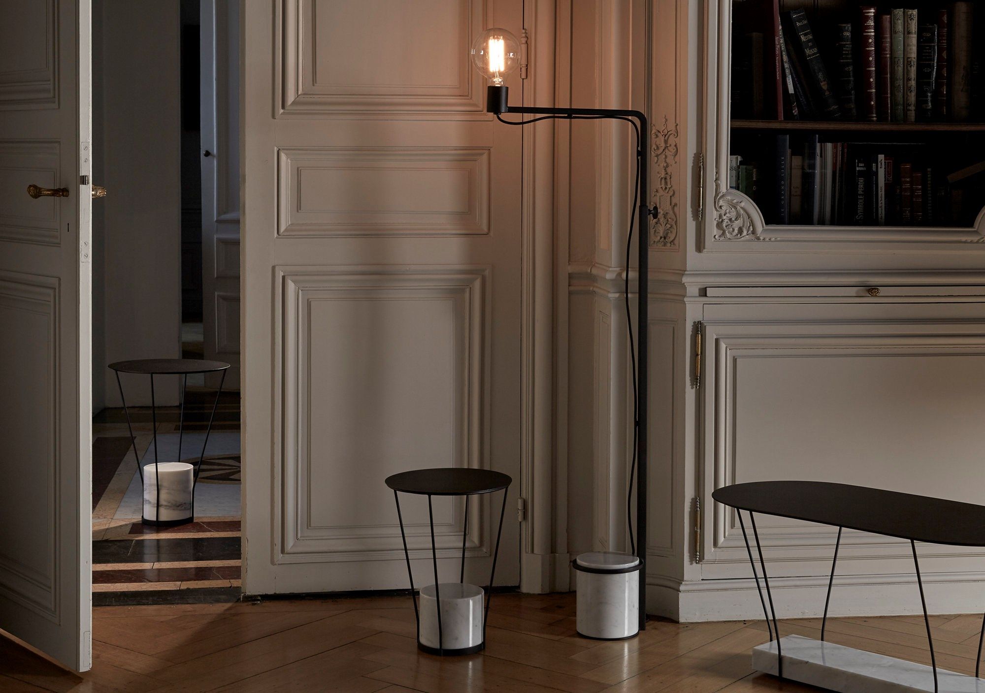 Металлическая регулируемая высота торшер с диммером RADAR INTERIOR Lest ARCH-00119137 - Вид №6