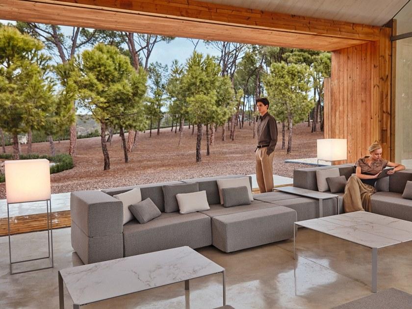 VONDOM Садовый диван из модульной ткани Tablet sun-id-1411241 - Вид №4