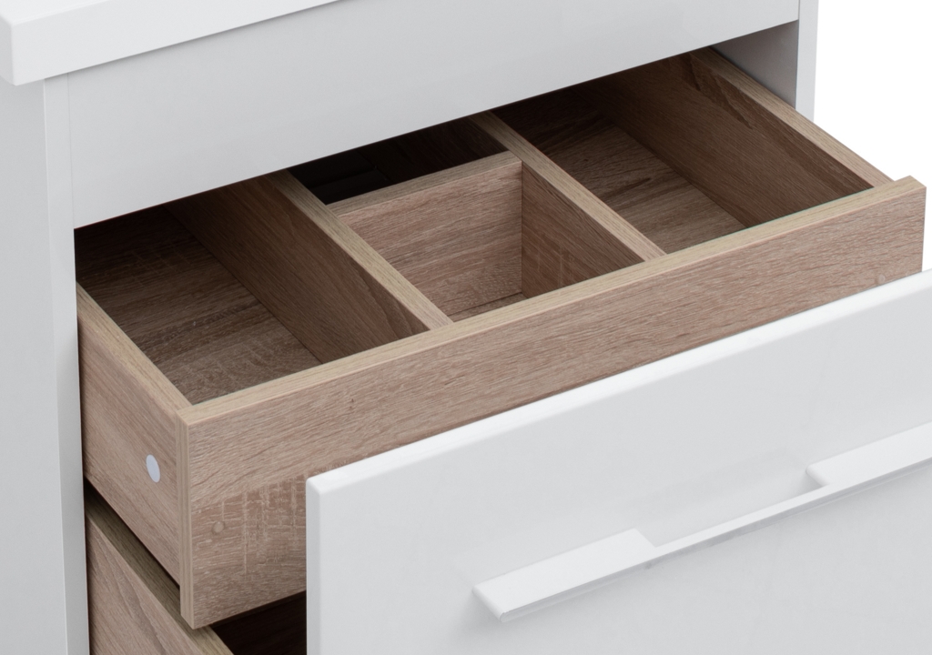 Тумба с раковиной Aquanet Августа 120 L белый 0023956500210026 - Вид №14