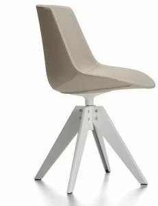 MDF Italia Вращающееся кресло на кожаной эстакаде Flow