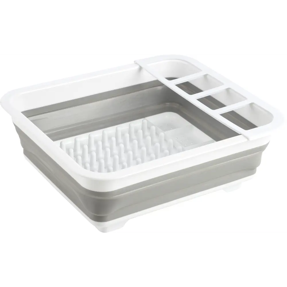 Сушилка для посуды 36x31x11.5 см складная цвет белый 87542880 STLM-2197687 Santreyd 