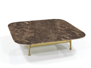 Мраморный квадратный журнальный столик