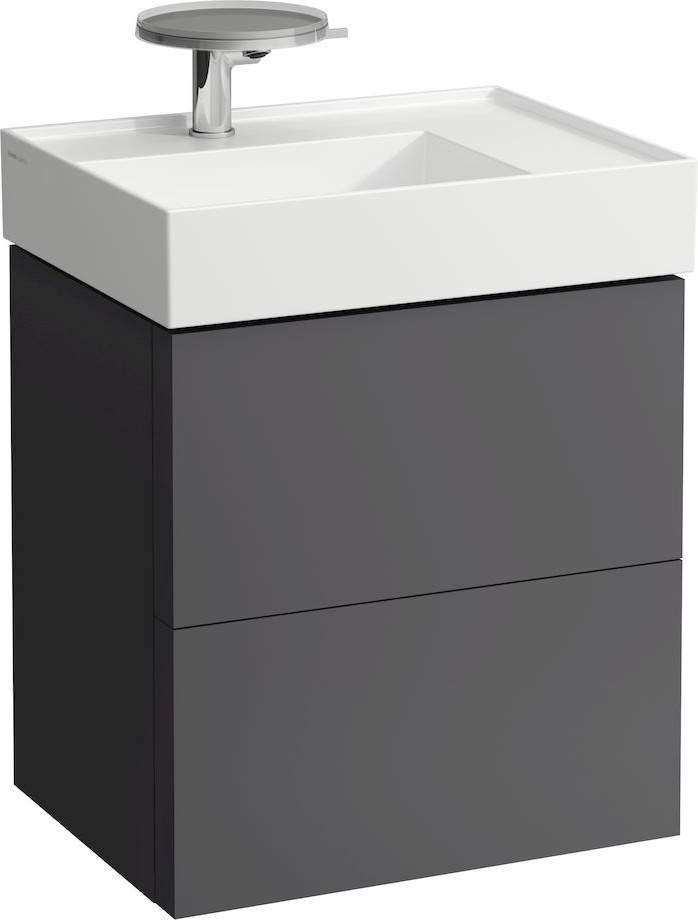 H8103340201121 Раковина с полочкой справа, со специальным скрытым сливом LAUFEN PRO - Вид №3