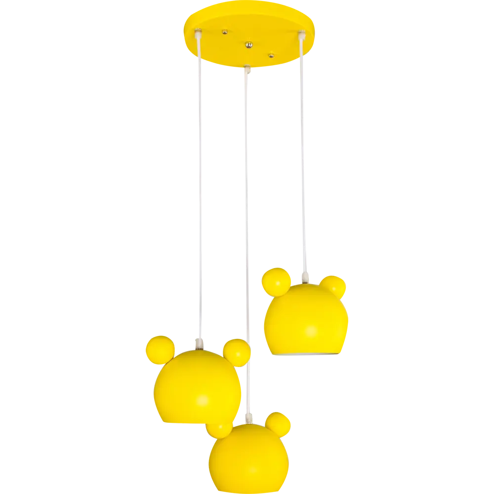 Подвесной светильник Panda 3хЕ27х40 Вт цвет жёлтый LUMIN ARTE STLM-2138795 - Вид №1