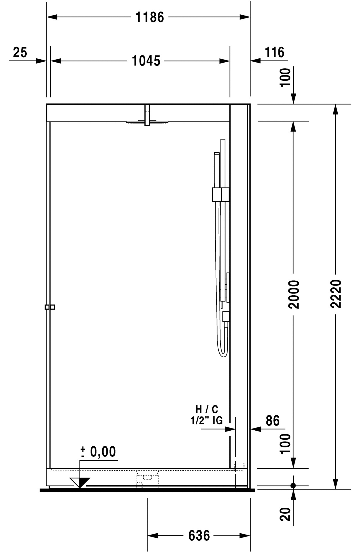 7508..002011000 Inipi Сауна Inipi Ama, отдельно стоящая Белый глянцевый декор Duravit  - Вид №2