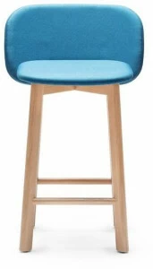 CHAIRS & MORE Табурет высокий, обитый тканью, с подставкой для ног Chips