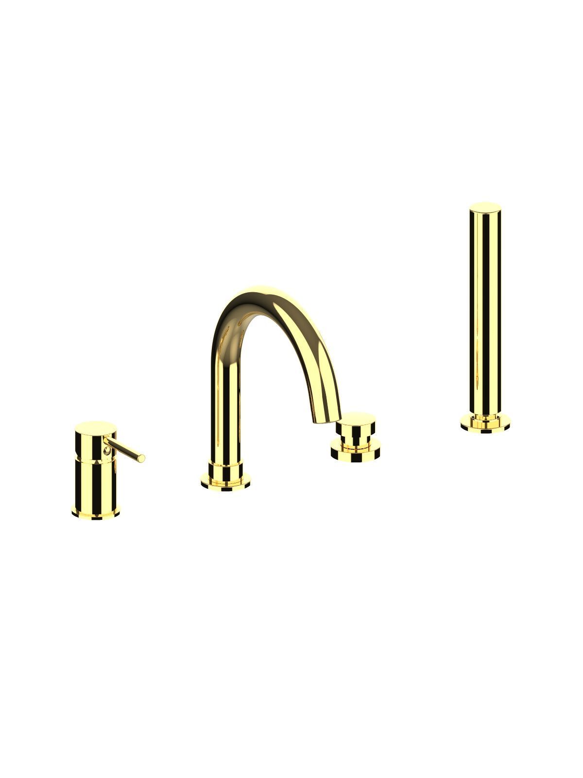 Встраиваемый смеситель для ванны с ручным душем Rubinetterie Frattini Pepe XL ARCH-00092637 - Вид №14