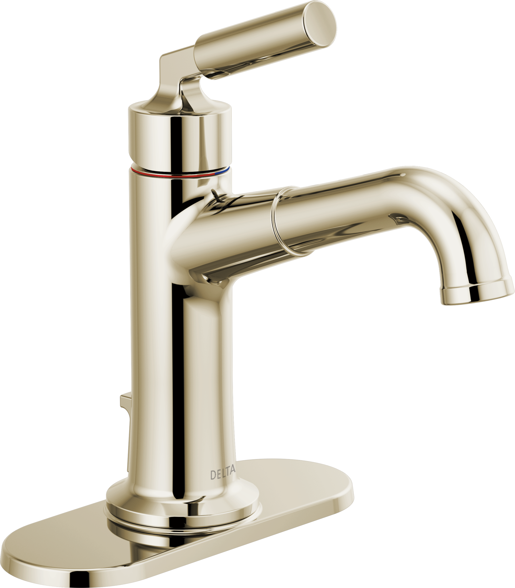 548LF-PNMPU Смеситель для ванной с одной ручкой Delta Faucet Bowery Полированный никель - Вид №1