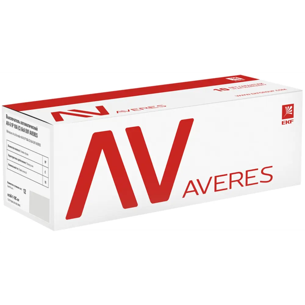 Автоматический выключатель EKF AV-6 1P для надежной защиты электросети 84579865 STLM-0052227 - Вид №3